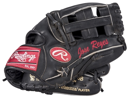 Jose Reyes Game Used Rawlings PRO200-6B Model Glove (PSA/DNA)